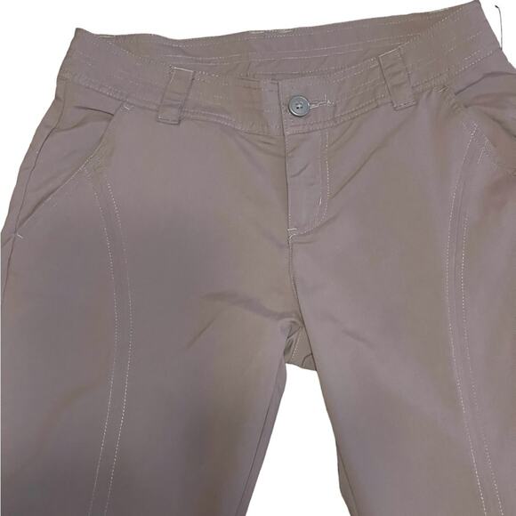 Columbia Womens Brown Button Front Cargo Hiking Pants with Pockets Size 6 - Picture 4 of 8